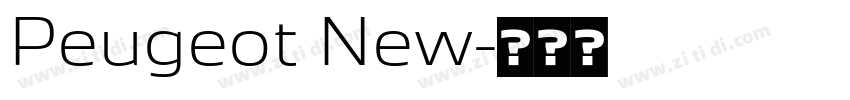 Peugeot New字体转换